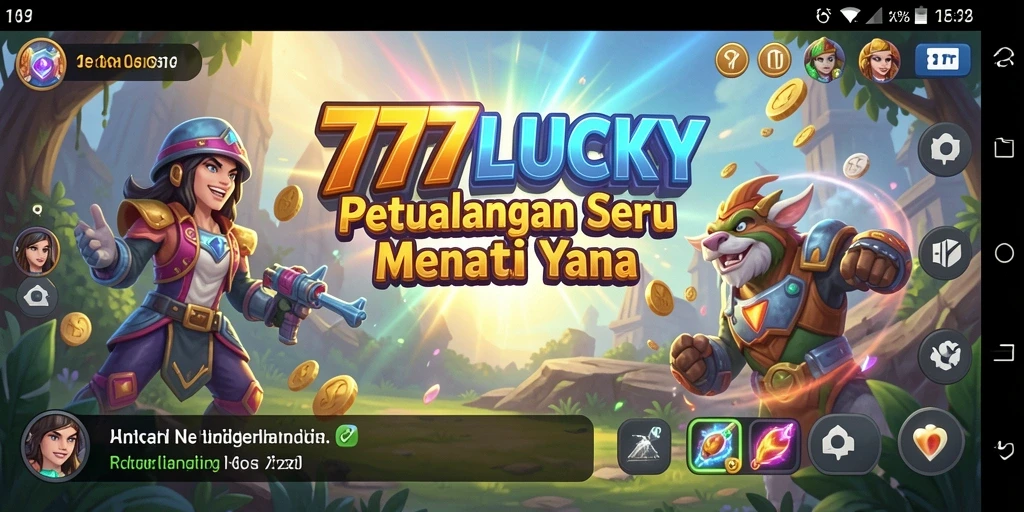 Tangkapan layar gameplay menampilkan petualangan mendebarkan di 777LUCKY.