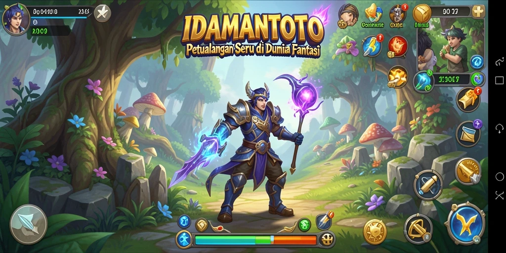 Tampilan gameplay seru dari IDAMANTOTO yang memukau.