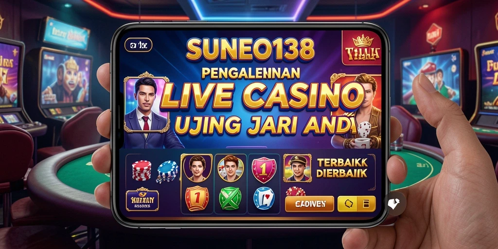 Screenshot gameplay SUNEO138 menampilkan aksi langsung di Live Casino.